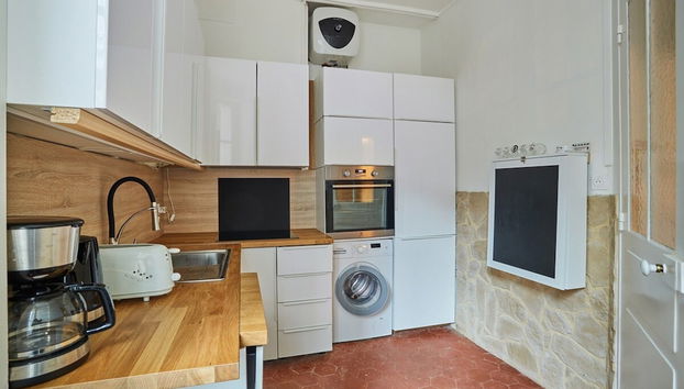 Superb Eiffel Tower Terrace Apartment - Foto 4, Cocina privada