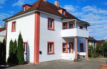 Große Monteurwohnung bei Würzburg bis 6 Personen mit eigenen gratis Parklätzen und Grill und WLAN 3x Schlafzimmer - nur Einzelbetten - Foto 9