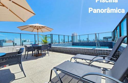 Flat VIP em Boa Viagem - Perto Aeroporto-Shopping Recife e Praia - check in 24h - wi-fi rápido - prédio piscina, coworking, academia e etc - Foto 39