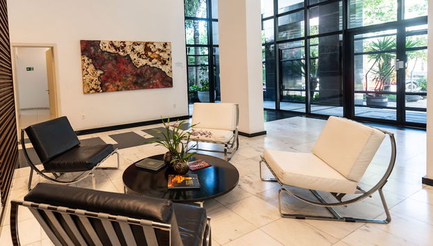 Zona de estar del vestíbulo