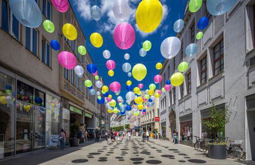 Primero City-Loftdomizil I 84qm Innenstadt Rathaus I Gemeinschaftsterrasse 6 P - Foto 12