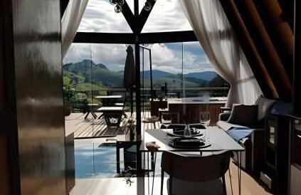 Cabaña Triángulo del Sol | Vista a las montañas | Hidromasaje | Aire - Foto 31