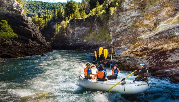 Navegando as águas bravas do rio Corcovado