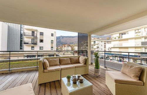 Les Balcons de la Suite - coeur de village, terrasse - Photo 10