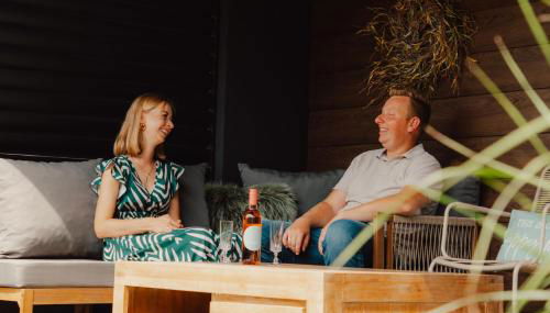 Natursee-Chalet,Spa mit Hot Tub,Jacuzzi,Sauna,Ponyhof,angeln - Foto 4