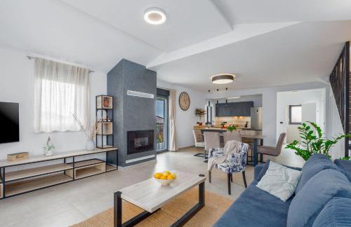 Moderne Villa mit Privatpool, Meerblick, Babybett, BBQ, klimatisierte Schlafzimmer - perfekt zum Biken - Photo 19