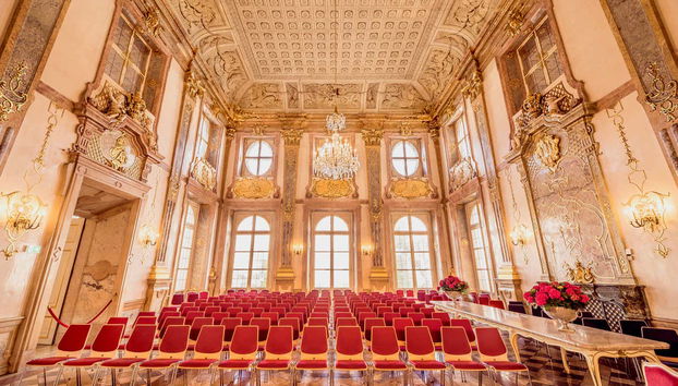 All'interno della sala da concerto