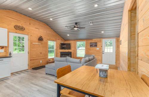 Modern Cabin in the Woods with Hot Tub - Photo 13