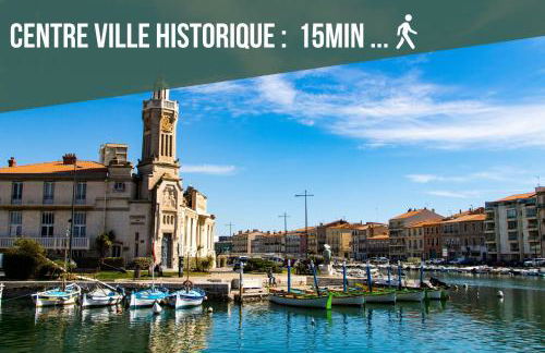 L'Escale Sètoise , Terrasse, Vue Mont St Clair - Photo 17