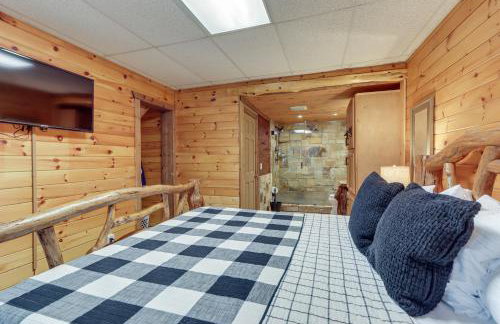 Secluded Cherry Log Cabin with Hot Tub and Swings! - Photo 19