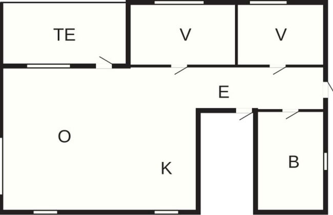 6 Person Holiday Home in Dronningmolle-by Traum - Foto 3
