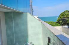 Frente ao Mar Guarapari Enseada Azul - Área Garden Churrasqueira Privativa, Ar condicionado e 02 vagas de garagem - Foto 1