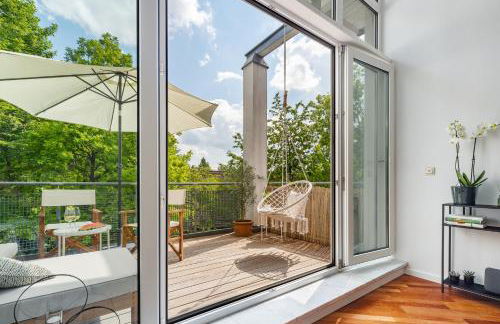 Blueberry Living - Design Loft nahe München - Dachterrasse - S-Bahn - Foto 10