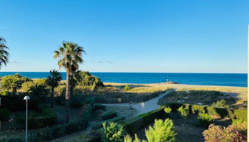Studio sur plage avec piscine et balcon vue mer - Foto 3