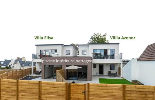 Villa Azénor Bretagne Piscine Intérieure Partagée toute l'année 100m plage - Foto 36