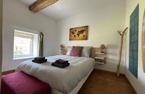 Les Douves Duplex 5 personnes lumineux avec jardin et terrasse aménagée , vue sur château à 5mn de la mer, proche Omaha Beach et Bayeux - Foto 18