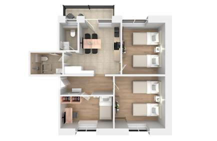 Luxury Zweibrücken Workers Rooms 2 - Foto 7