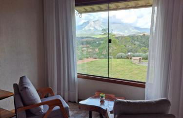 Chalé Bela Montanha Vista Pedra Azul Lareira e Charme - Foto 45