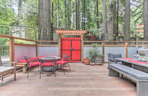 Redwoods Cabin with Hot Tub Walk to Russian River! - Foto 32