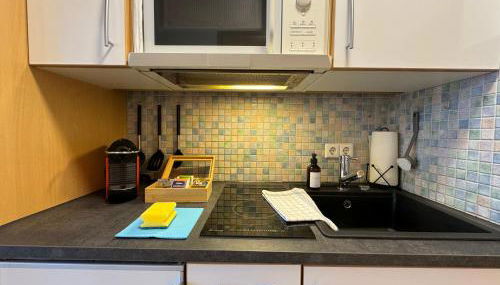 Gemütliches Apartment für 2 Personen nahe RaumFabrik - Durlach by Rabe - Photo 2, stove, minibar