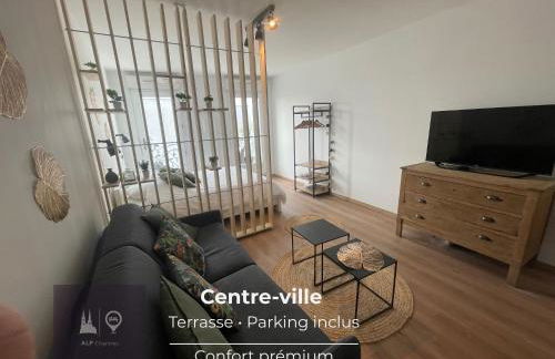Studio Terrasse et parking, 4 pers par ALP Chartres - Foto 1