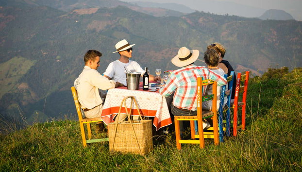 Senderismo por los cafetales de Salgar - Foto 4, Un pícnic en plena naturaleza