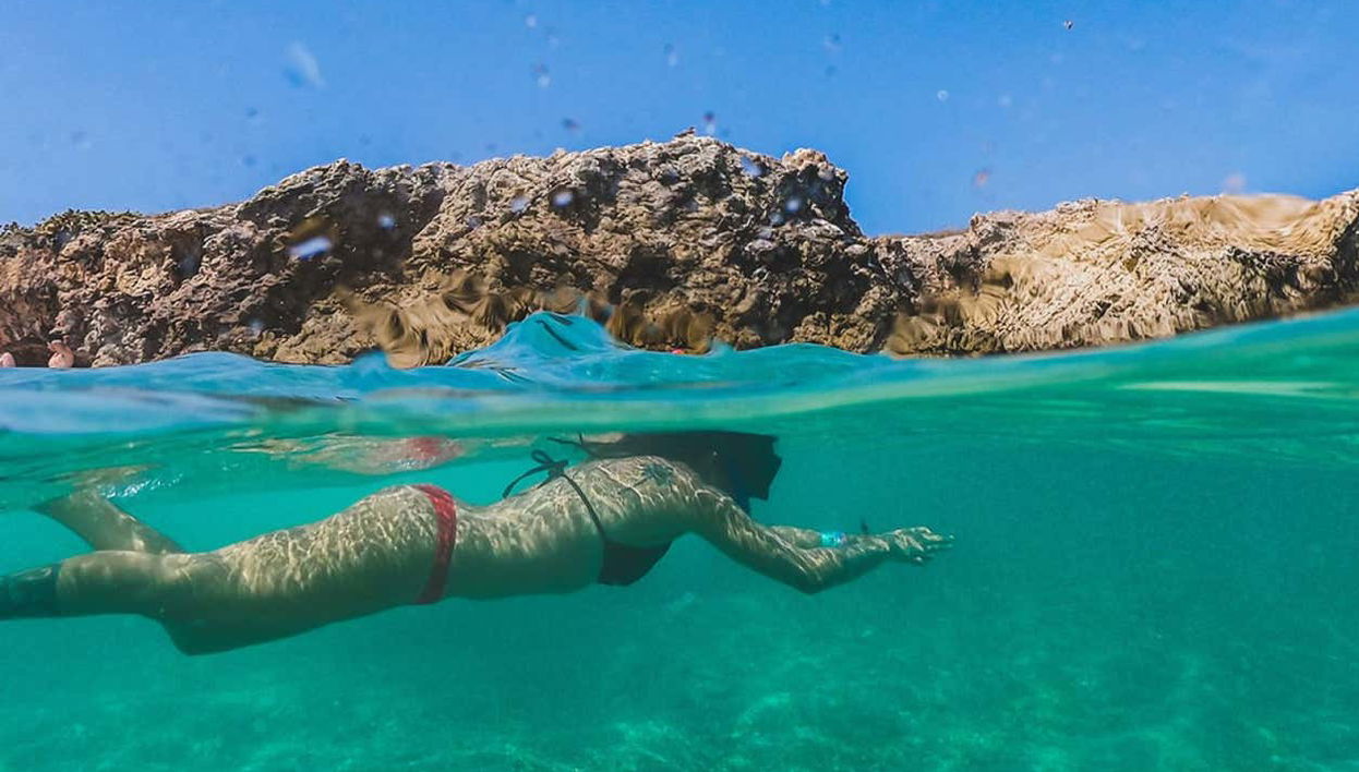 Snorkeling in the Pacific