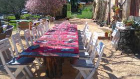 Gîtes La ferme accrochée à la colline - Foto 2, Garden view