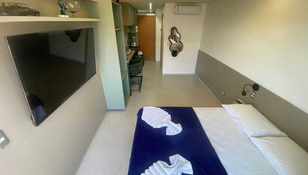 Flat 04 VP no Centro com Piscina - Foto 5, Habitación