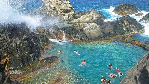 Les piscines naturelles d'Aruba