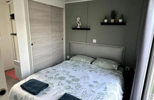 Joli Bungalow 464, 4-6 pers, wifi, terrasse, Camping Siblu Lac des Rêves Lattes - Foto 4