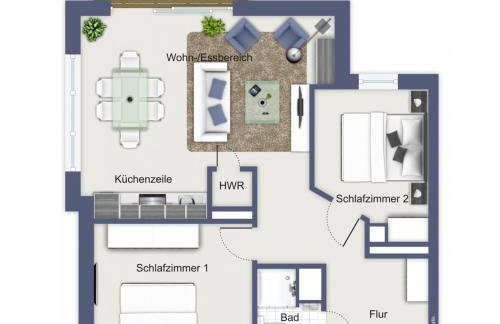 Linden-Palais Wohnung 14 - Foto 12