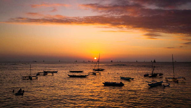 Sunset over Waikiki