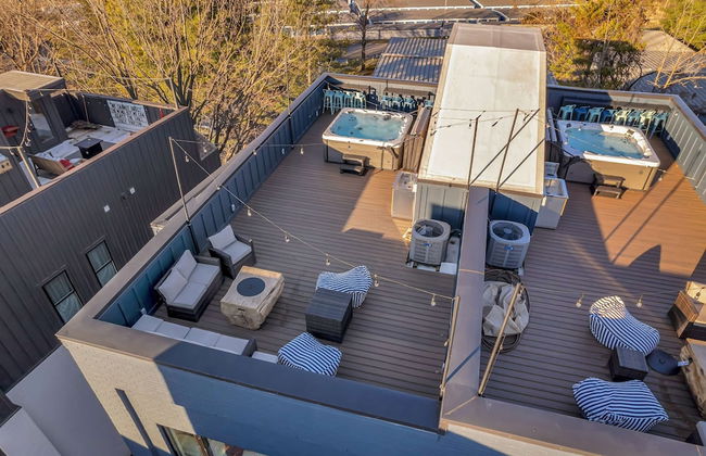 Luxury Hot tub Rooftop Deck Game Room Nashville - Foto 43