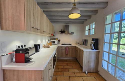 Chaumière entre rivière & champs, piscine privée - Foto 5