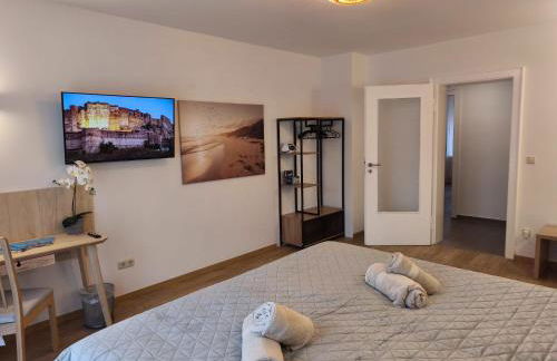 Zentrale Luxus Apartments Nürnberg, nähe Messe, Balkon, Parkplatz, Self-Check-in - Foto 36