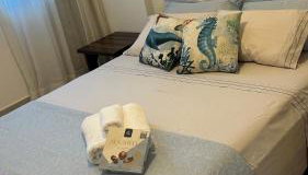 Apartamento vista do mar, pé na areia e águas tranquilas, no cento de Guarapari - Foto 4, towels