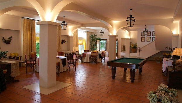 Zona de estar del vestíbulo