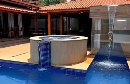 Casa incrível com piscina, hidromassagem e sauna - Foto 58