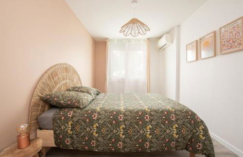 T2 - 1à 4p - Blagnac Aéroport & AIRBUS - Parking privé - Climatisation - Foto 2