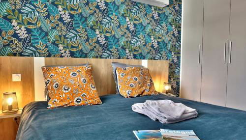 Villa ELISA Piscine Intérieure partagée chauffée à 29 degrés à 100m de la plage - Foto 5, towels, wardrobe