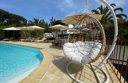 Villa provençale, Golfe Saint Tropez, Climatisée 12 pers, 4 suites, Piscine chauffée, Hammam, Spa, Billard, Pétanque, Wifi professionnel haut débit - Foto 15