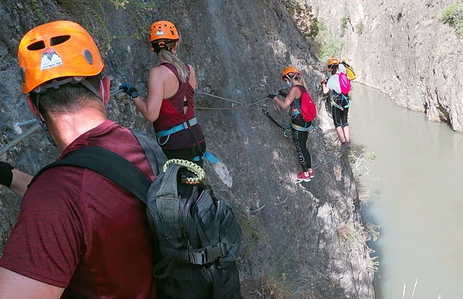Via ferrata du canyon d'Almadenes - Photo 1