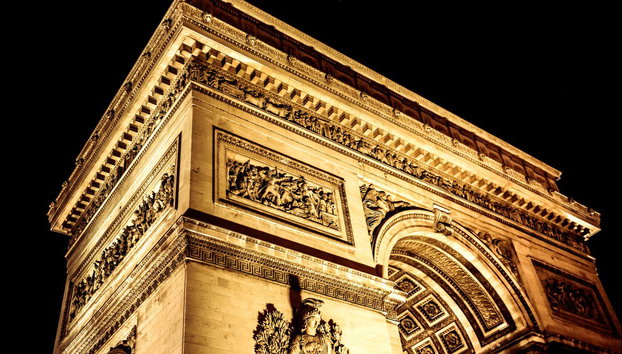 Paris Open-Top Big Bus Evening Tour - Foto 2, The Arc de Triomphe lit up