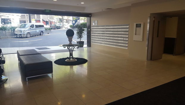 Zona de estar del vestíbulo