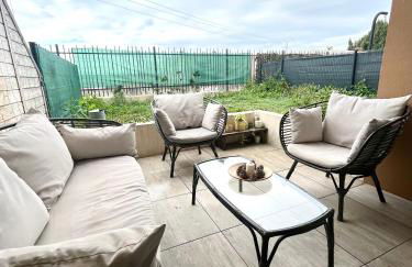 Superbe appart avec Jardin à 2 min de l’Aéroport-4 pers - Foto 2