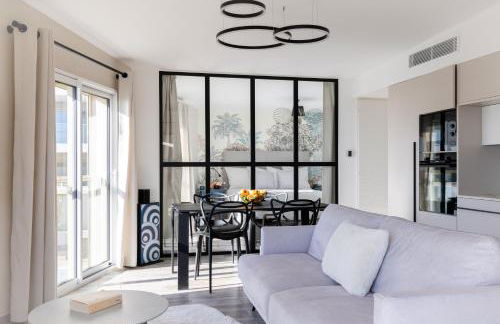 SPLENDIDE APPARTEMENT NICE BLUE PEARL TOUT CONFORT VUE MER PANORAMIQUE - Foto 5