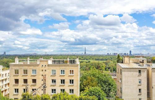 Comfortion Mirage - appartement de luxe avec vue sur la Tour Eiffel et Paris - Foto 17