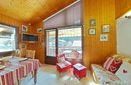 Studio/Cabine/Mezz 5 pers avec navette, à 600m du centre - Le Grand-Bornand - FR-1-241-165 - Foto 1