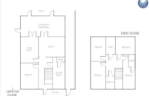 Largee 5 Bed House, Sleeps 10 Near NEC, BHX, HS2 - Foto 36